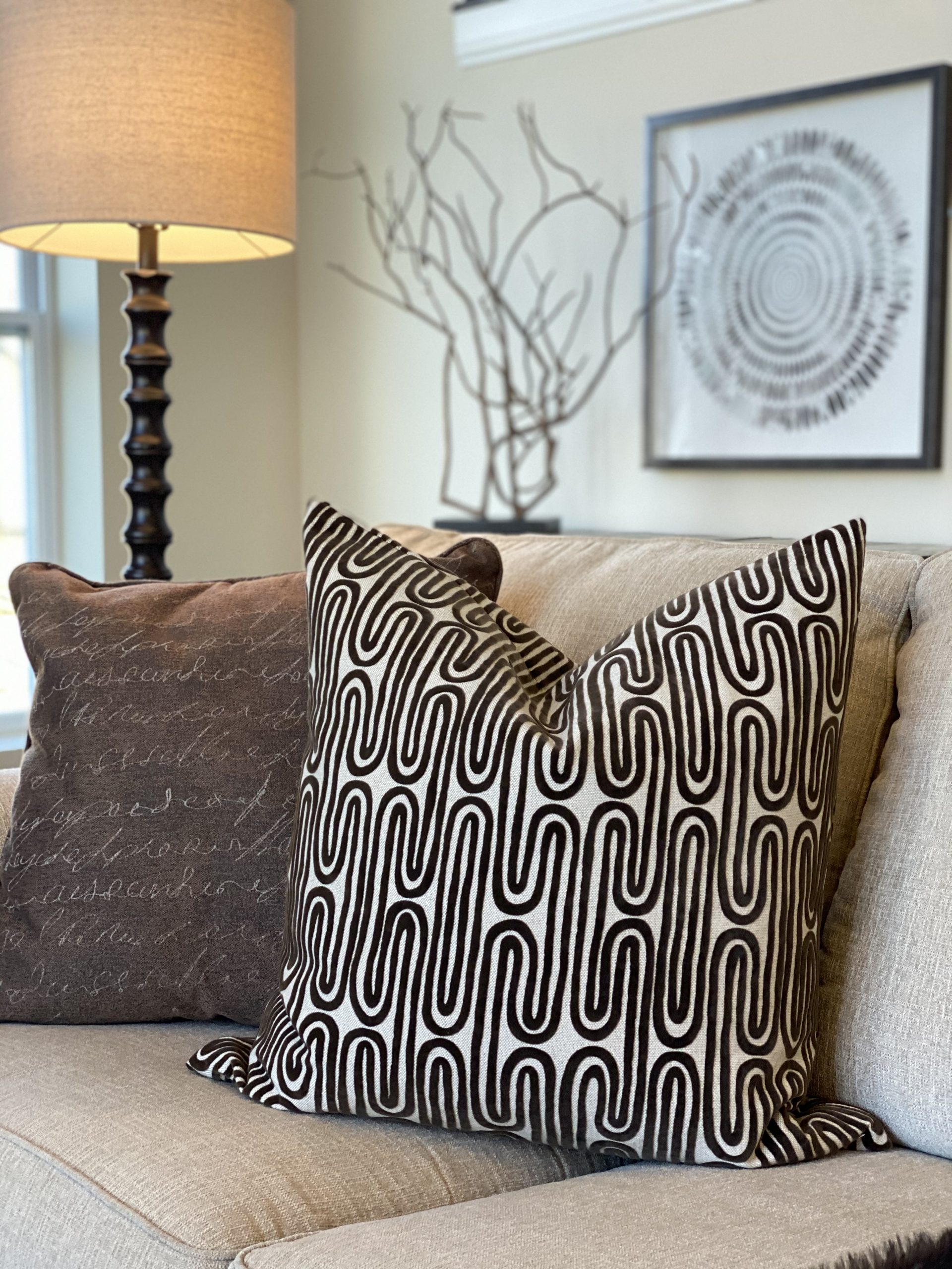 model home sofa